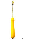 Poignée en plastique jaune d'Embedder de roue de couleur d'équipement de ruche d'abeille