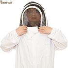 Veste économique d'abeille avec les vêtements de protection Zippered S-2XL d'apiculteurs de capot