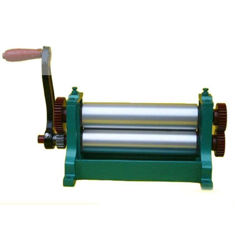 machine de rouleau de laminoir à tôles de cire d'abeille de manuel de 310mm 450mm