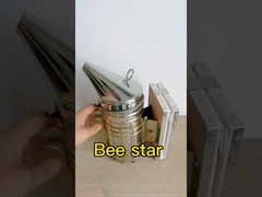 Fumoir à abeilles américain en acier inoxydable en forme d'étoile, tailles M-XL