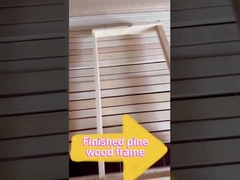 Nous montrons le cadre de notre ruche en bois de pin