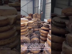 Le cosmétique cru pur de nourriture de cire d'abeille de 100% évaluent la cire d'abeille brute naturelle pure non-traitée