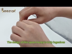Nouveau produit Miel d'abeille naturel 100% Miel cru pur Miel de cuillère d'acacia sur mesure