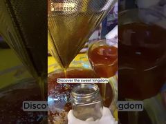 Miel naturel à plusieurs fleurs jaune clair de qualité alimentaire