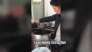 Extracteur d'acier inoxydable d'extraction de miel sans effort