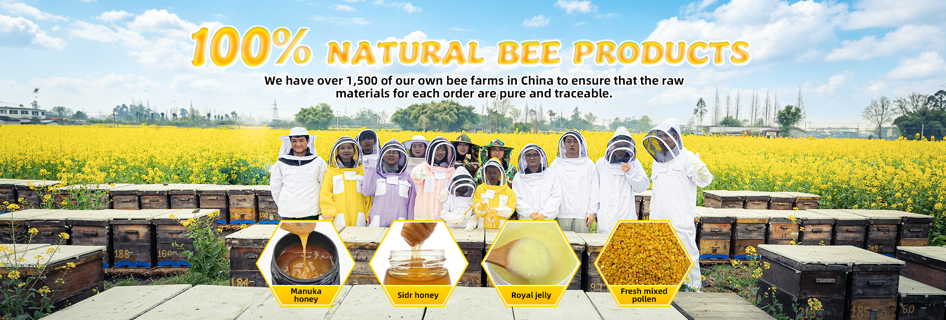 Qualité Pollen d'abeille cru usine