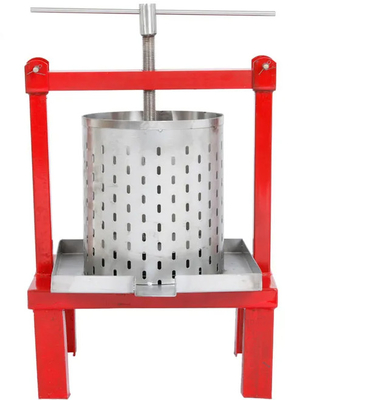 acheter Acier inoxydable Honey Wax Presser Press Machine de couleur rouge pour Honey Pressing fabrication en ligne