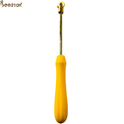 acheter Poignée en plastique jaune d'Embedder de roue de couleur d'équipement de ruche d'abeille fabrication en ligne