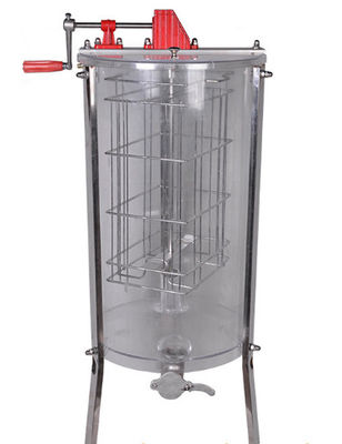 acheter Acier inoxydable Honey Extractor Beekeeping Equipment manuel transparent de 2 cadres fabrication en ligne