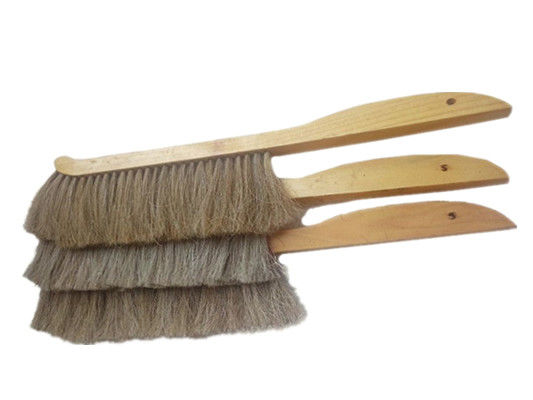 acheter Vente en vente à chaud à deux rangées de poils de cheval, brosse d'abeille, poignée en bois pour apiculteurs fabrication en ligne