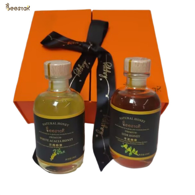 acheter Bouteille en verre organique Médecine Sidre Et Médecine d' acaïca blanche Durée de conservation de 2 ans Boîte cadeau ambrée de qualité supérieure Emballage pour desserts Boîte cadeau de Chine fabrication en ligne