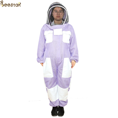 acheter Des vêtements d'apiculture ventilés en trois couches de couleur violette pour une protection plus robuste fabrication en ligne