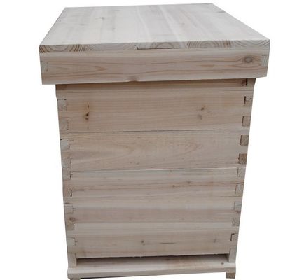 acheter L'abeille en bois de sapin chinois de haute qualité amassent facile d'assembler la ruche naturelle de Dadant de matériel fabrication en ligne