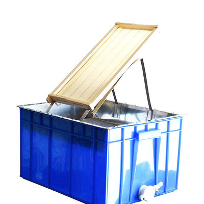 acheter Stainless Steel Mini Honey Comb Frame Shelf 52*41.5*12cm Blue Square Beekeeping Frame Holder fabrication en ligne