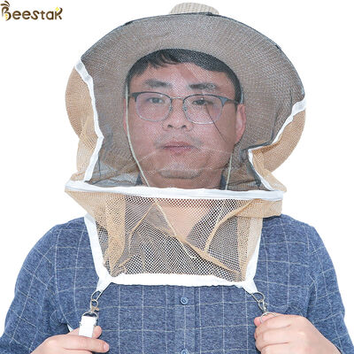 acheter Cowboy Style Brown Color Free Size Beekeeping Hat Bee Protect Hat for Anti Bee Protection fabrication en ligne