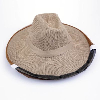 acheter Chapeaux d'abeille de couleur de Brown de style de cowboy pour des apiculteurs de taille libre fabrication en ligne