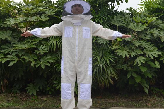 acheter Vêtement d'apiculture à trois couches à voile circulaire ventilé Vêtement d'abeille fabrication en ligne