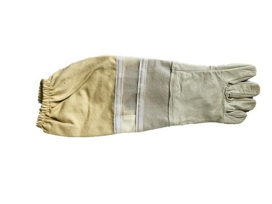 acheter La douille +Half de tissu de #10white a aéré des gants avec le gant épais de peau de mouton de protecteur de poignet fabrication en ligne