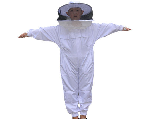 acheter Le costume de protection d'abeille de miel de Terylene badine les vêtements de protection de l'apiculture avec le voile rond fabrication en ligne
