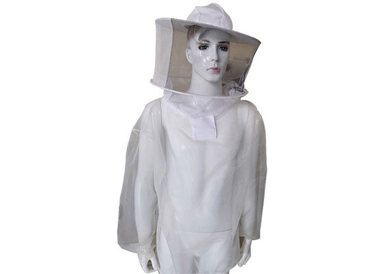 acheter Habillement transparent de sécurité d'abeille de vêtements de protection de l'apiculture avec le voile et la tirette fabrication en ligne