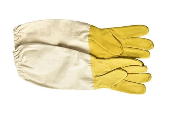 acheter Gants protecteurs de l'apiculture de peau de mouton molle et confortable contre des abeilles fabrication en ligne