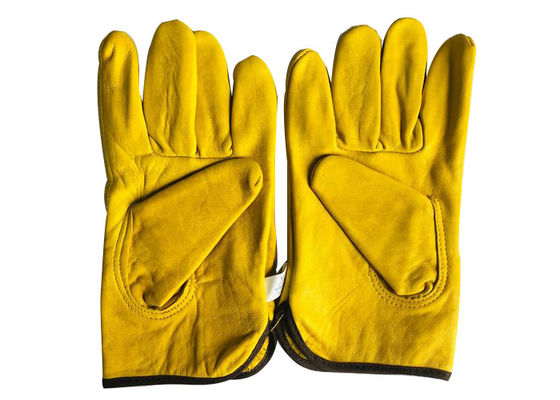 acheter Équipement d'apiculture Protège la main Peau de mouton Gants d'apiculture blancs ou jaunes sans manchette fabrication en ligne