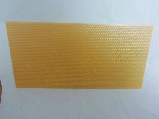 acheter Feuilles 5.4mm jaunes en plastique de base de cire d'abeille fabrication en ligne