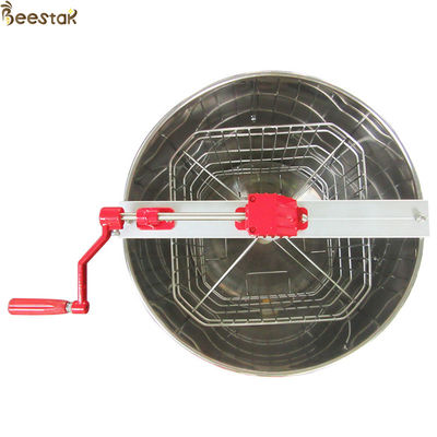 acheter Miel radial d'abeille de 4 vues traitant l'acier inoxydable manuel Honey Extractor de machine d'extraction fabrication en ligne