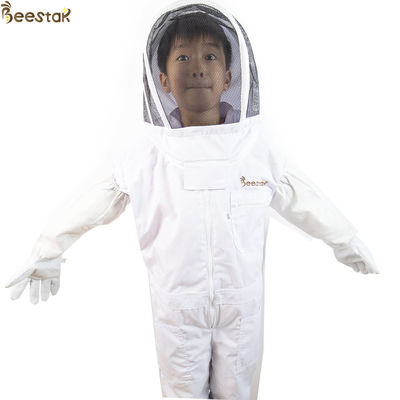 acheter Le costume de protection d'abeille de miel de Terylene badine les vêtements de protection de l'apiculture avec le voile rond fabrication en ligne