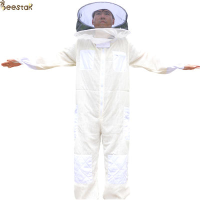 acheter Costume de coton de gardien d'abeille de veste d'équipements de l'apiculture aéré par voile rond fabrication en ligne