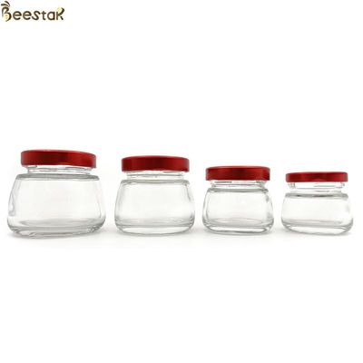 acheter 50ml 75ml 120ml 150ml Honey Jar And Spoon Glass Honey Pot Jars fabrication en ligne