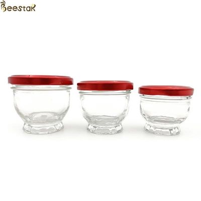 acheter 50ml 75ml 100ml Mini Glass Honey Jars Glass Honey Bottle fabrication en ligne
