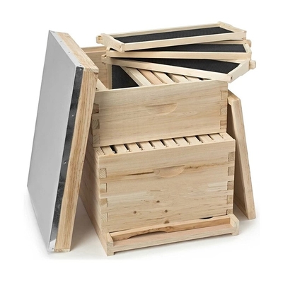 acheter Équipement en bois non monté de l'apiculture de Langstroth Honey Bee Hive Box Kit fabrication en ligne