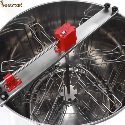 Apicultura 6 encadre l'acier inoxydable Honey Extractor Beekeeping Equipment manuel