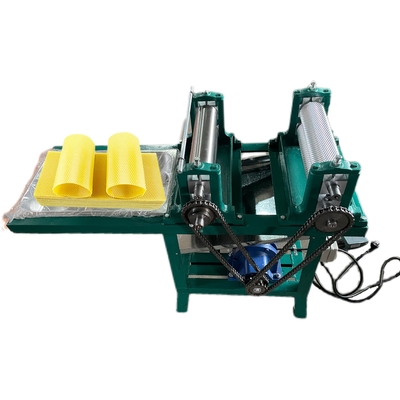 Machine de fondation en cire d'abeille en acier inoxydable 86x310 mm personnalisable