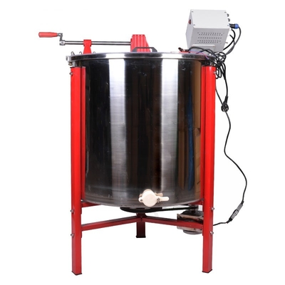 L'acier inoxydable 8 encadre trois utilisant l'extracteur électrique de miel de manuel de manière