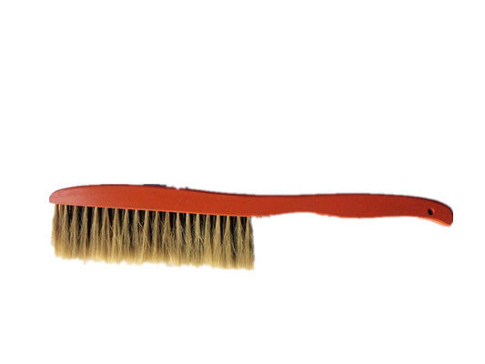 Poil de brosse en bois d'abeille de rangée de la poignée trois de peinture rouge