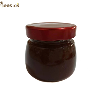 Miel noir brut biologique en vrac Beestar 100% pur, non filtré, sans additifs, miel naturel, pot en verre, pour la pâtisserie, la cuisine, mature