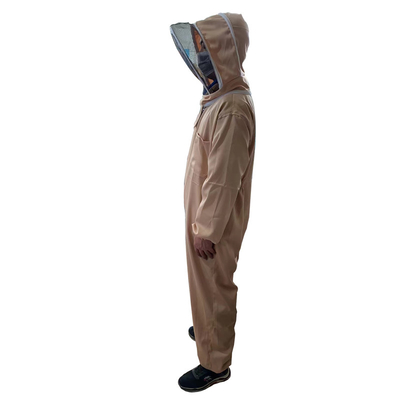 Couleur abricot plus épaisse Costume d' abeille Veste d' apiculture Taille libre pour les apiculteurs