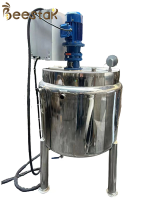 Réservoir de chauffage du miel en acier inoxydable de 150 litres avec mélangeur 380 V