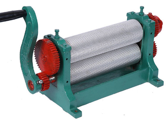 Étoile d'abeille 75*310mm alliage d'aluminium Fondation en cire d'abeille Machine à rouleaux Structure raisonnable Fiabilité élevée